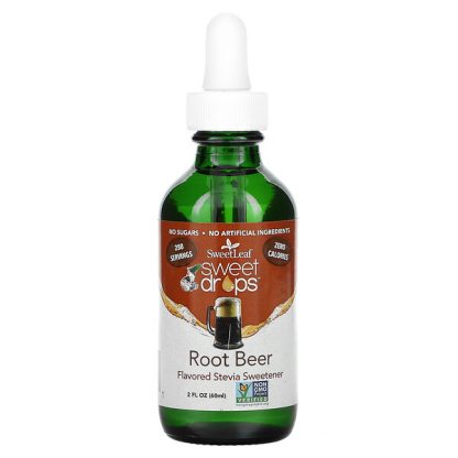 Wisdom Natural, SweetLeaf, Sweet Drops Stevia Sweetener, Root Beer, 2 fl oz (60 ml)