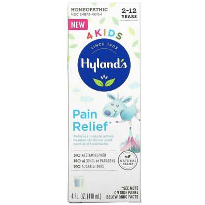 Hyland's, 4 Kids, Pain Relief, 2-12 Years, 4 fl oz (118 ml)