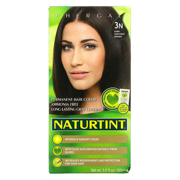 Naturtint, Permanent Hair Color, 3N Dark Chestnut Brown, 5.6 fl oz (165 ml)