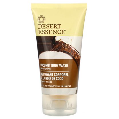 Desert Essence, Travel Size, Coconut Body Wash, 1.5 fl oz (44 ml)