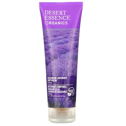 Desert Essence, Organics, Body Wash, Bulgarian Lavender, 8 fl oz (237 ml)