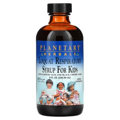 Planetary Herbals, Loquat Respiratory Syrup for Kids, 8 fl oz (236.56 ml)