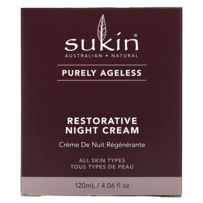 Sukin, Purely Ageless, Restorative Night Cream, 4.06 fl oz (120 ml)