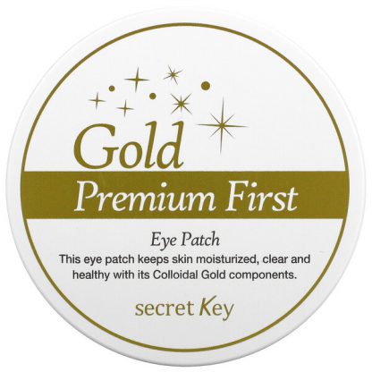 Secret Key, Gold Premium First Eye Patch, 60 Patches, 3.17 oz (90 g)