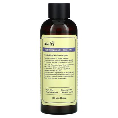 Dear, Klairs, Supple Preparation Facial Toner, 6.08 fl oz (180 ml)