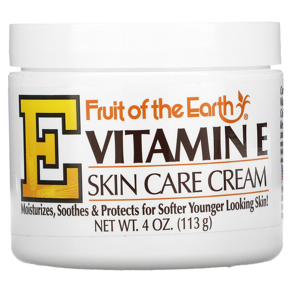 Fruit of the Earth, Vitamin E, Skin Care Cream, 4 oz (113 g)