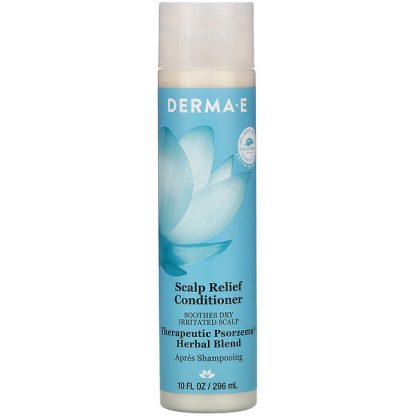 Derma E, Scalp Relief Conditioner, Therapeutic Psorzema Herbal Bland, 10 fl oz (296 ml)