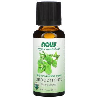 NOW Foods, Organic Essential Oils, Peppermint, 1 fl oz (30ml)