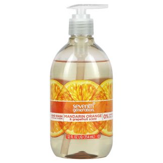 Seventh Generation, Hand Wash, Mandarin Orange & Grapefruit, 12 fl oz (354 ml)