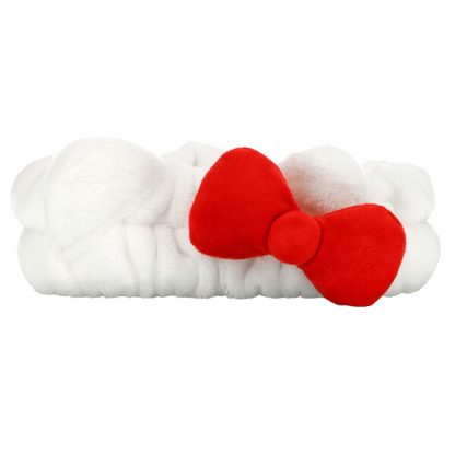 The Creme Shop, Hello Kitty Plush Spa Headband With Signature Bow, 1 Piece