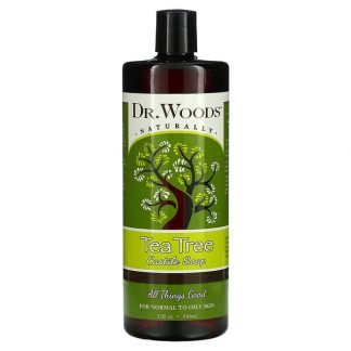 Dr. Woods, Tea Tree Castile Soap, 32 fl oz (946 ml)