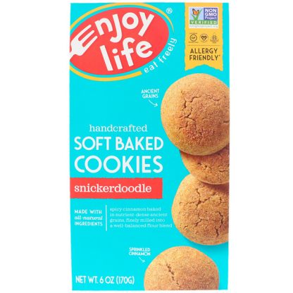 Enjoy Life Foods, Soft Baked Cookies, Snickerdoodle, 6 oz (170 g)