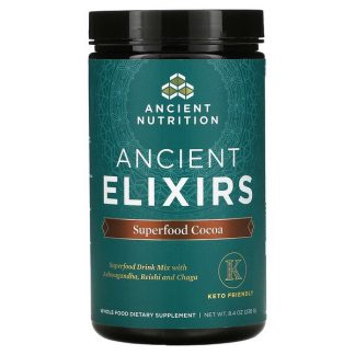 Dr. Axe / Ancient Nutrition, Ancient Elixirs, Superfood Cocoa, 8.4 oz (238 g)