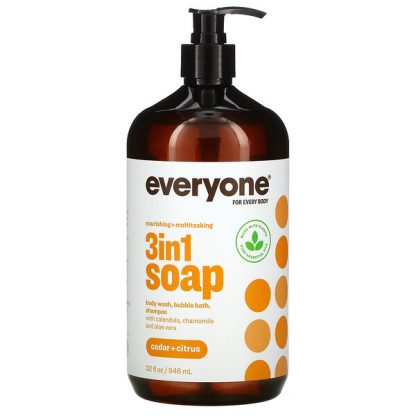 Everyone, 3in1 Soap, Cedar + Citrus, 32 fl oz (946 ml)