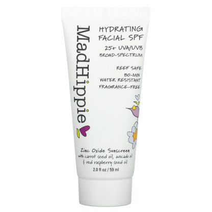 Mad Hippie, Hydrating Facial SPF, 25+, Fragrance Free, 2 fl oz (59 ml)