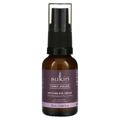 Sukin, Purely Ageless, Reviving Eye Cream, 0.85 fl oz (25 ml)