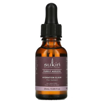 Sukin, Purely Ageless, Hydration Elixir, 0.85 fl oz (25 ml)