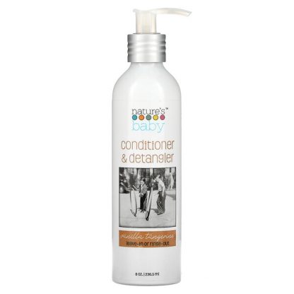 Nature's Baby Organics, Conditioner & Detangler, Vanilla Tangerine, 8 oz (236.5 ml)