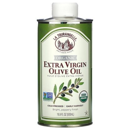 La Tourangelle, Organic Extra Virgin Olive Oil, 16.9 fl oz (500 ml)