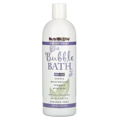 NutriBiotic, Bubble Bath, Non-Soap, Fresh Fruit, 16 fl oz (473 ml)