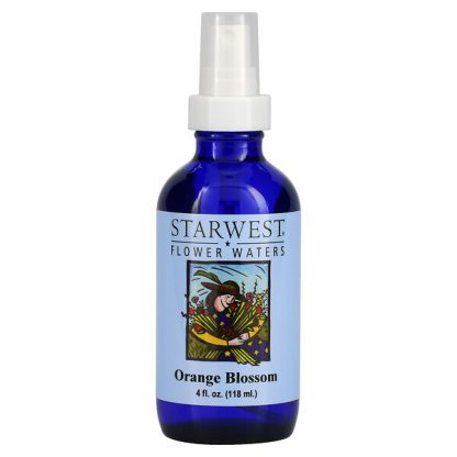 Starwest Botanicals, Flower Waters, Orange Blossom, 4 fl oz (118 ml)