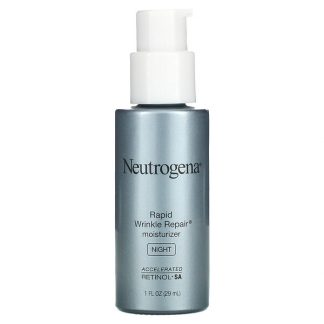 Neutrogena, Rapid Wrinkle Repair, Moisturizer, Night, 1 fl oz (29 ml)