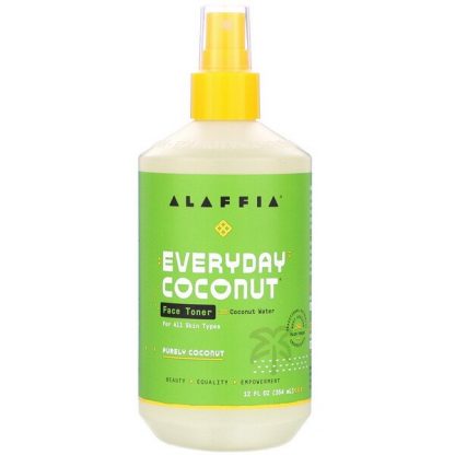 Alaffia, Everyday Coconut, Face Toner, Purely Coconut, 12 fl oz (354 ml)