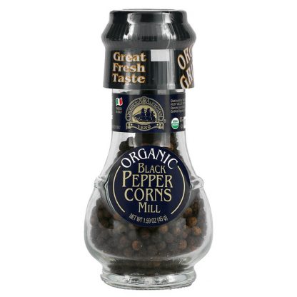 Drogheria & Alimentari, Organic Black Pepper Corns Mill, 1.59 oz (45 g)