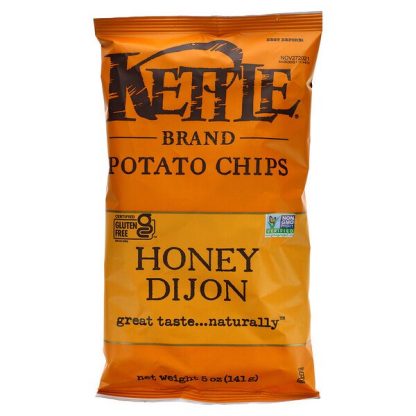 Kettle Foods, Potato Chips, Honey Dijon, 5 oz (141 g)