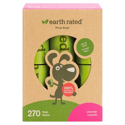 Earth Rated, Dog Waste Bags, Lavender, 270 Bags