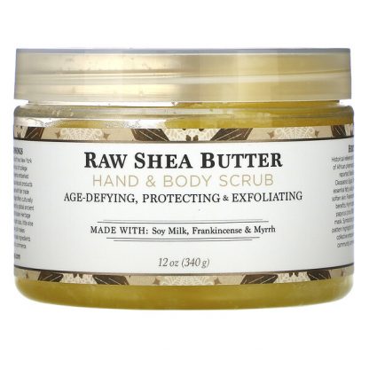 Nubian Heritage, Raw Shea Butter, Hand & Body Scrub, 12 oz (340 g)