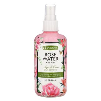 De La Cruz, Rose Water Body Mist, 8 fl oz (236 ml)