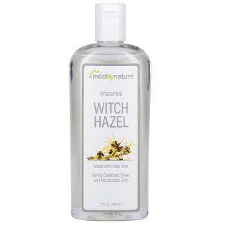 Mild By Nature, Witch Hazel, Unscented, Alcohol-Free, 12 fl oz (355 ml)