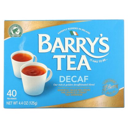 Barry's Tea, Decaf Blend, 40 Tea Bags, 4.4 oz (125 g)