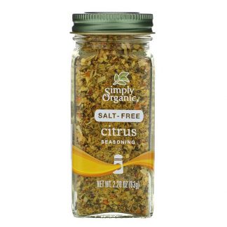 Simply Organic, Citrus Seasoning, Salt-Free, 2.20 oz (63 g)