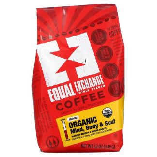 Equal Exchange, Organic Coffee, Mind Body & Soul, Ground, Medium Roast, 12 oz (340 g)