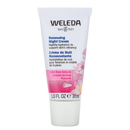 Weleda, Renewing Night Cream, Wild Rose Extracts, 1.0 fl oz (30 ml)