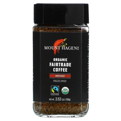 Mount Hagen, Organic Fairtrade Instant Coffee, Freeze Dried, 3.53 oz (100 g)