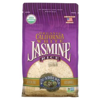 Lundberg, Organic California White Jasmine Rice, 32 oz (907 g)