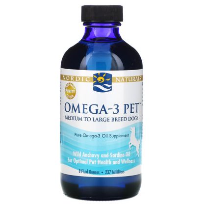 Nordic Naturals, Omega-3 Pet, Medium to Large Breed Dogs, 8 fl oz (237 ml)