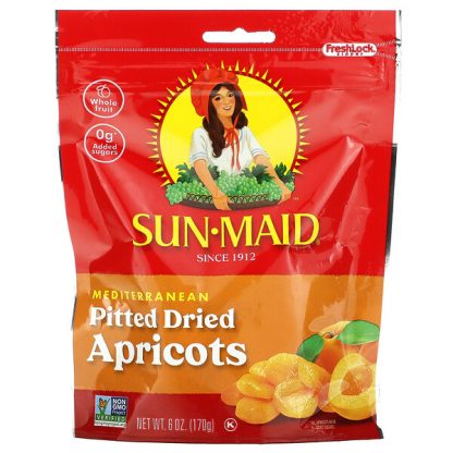 Sun-Maid, Mediterranean Pitted Dried Apricots, 6 oz (170 g)