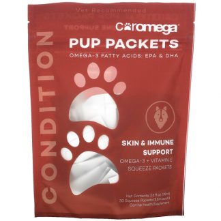 Coromega, Pup Packets, Skin & Immune Support, 30 Squeeze Packets, 2.6 ml Each