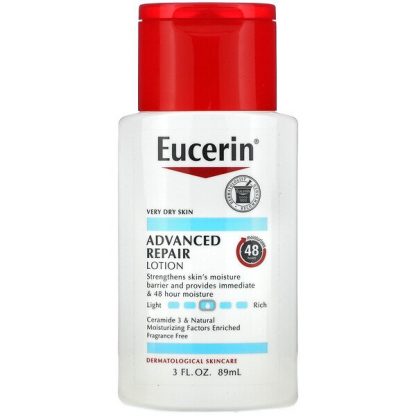 Eucerin, Advanced Repair Lotion, Fragrance Free, 3 fl oz (89 ml)