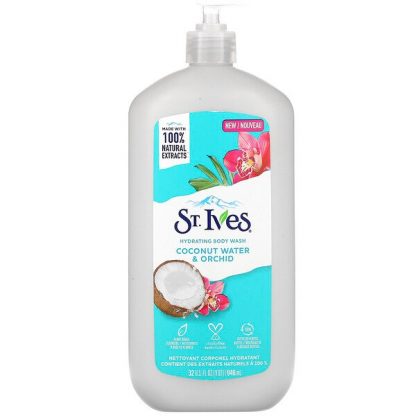 St. Ives, Hydrating Body Wash, Coconut Water & Orchid, 32 fl oz (946 ml)