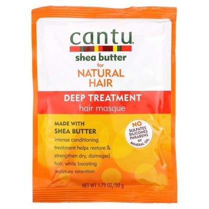 Cantu, Shea Butter for Natural Hair, Deep Treatment Hair Masque, 1.75 oz (50 g)