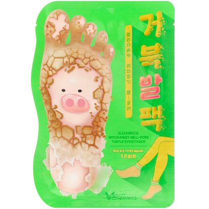 Elizavecca, Witch Piggy, Hell-Pore, Turtle's Foot Pack, 1 Pair, 1.41 oz (40 g)