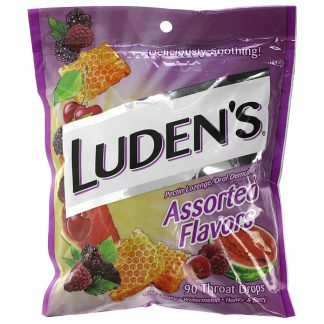 Luden's, Pectin Lozenge/Oral Demulcent, Assorted Flavors, 90 Throat Drops