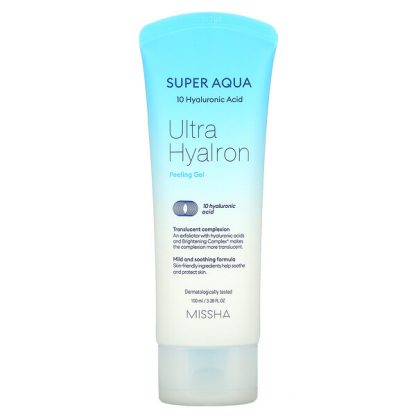 Missha, Super Aqua, Ultra Hyalron Peeling Gel, 3.38 fl oz (100 ml)