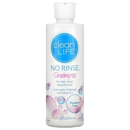 Clean Life, No Rinse Shampoo, 8 fl oz (236.6 ml)