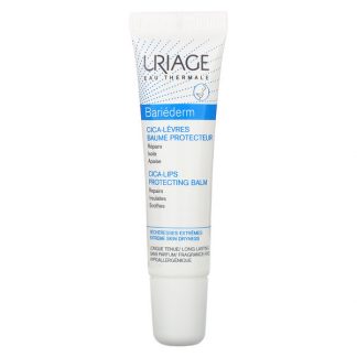 Uriage, Bariederm, Cica-Lips Protecting Balm, Fragrance-Free, 0.5 fl oz (15 ml)